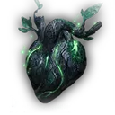 Faded Divine Tree Heart icon