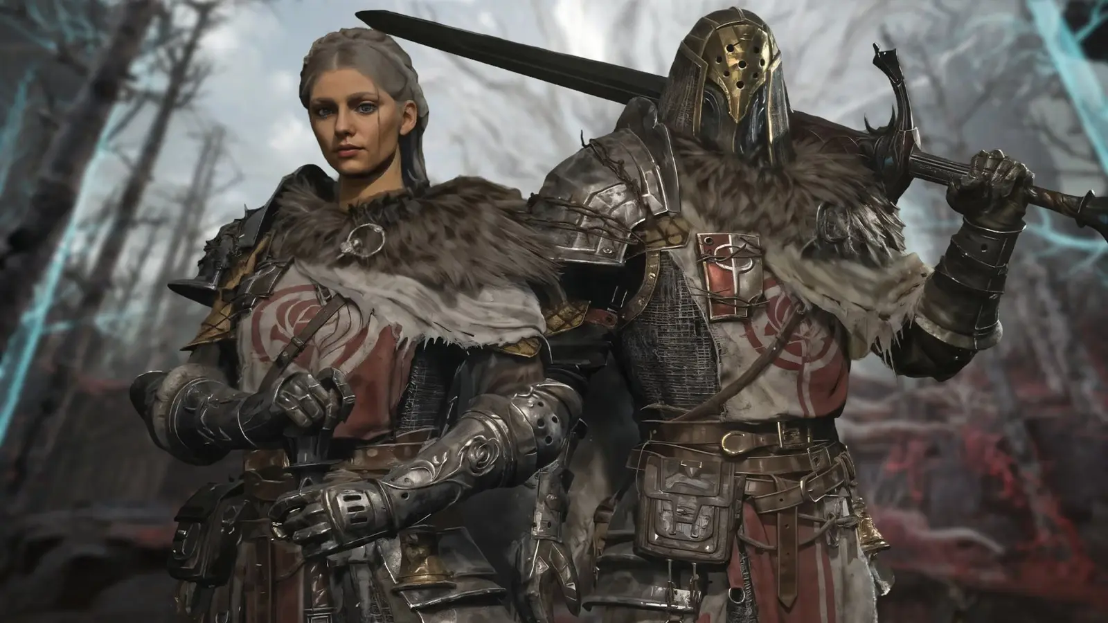 Withered Knight Greatsword Judgment charge stance